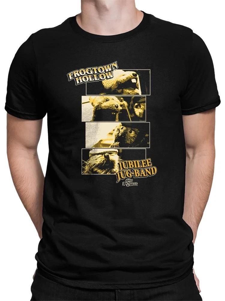 Frogtown Hollow Jug-Band Festive Graphic T-shirt Men s S
