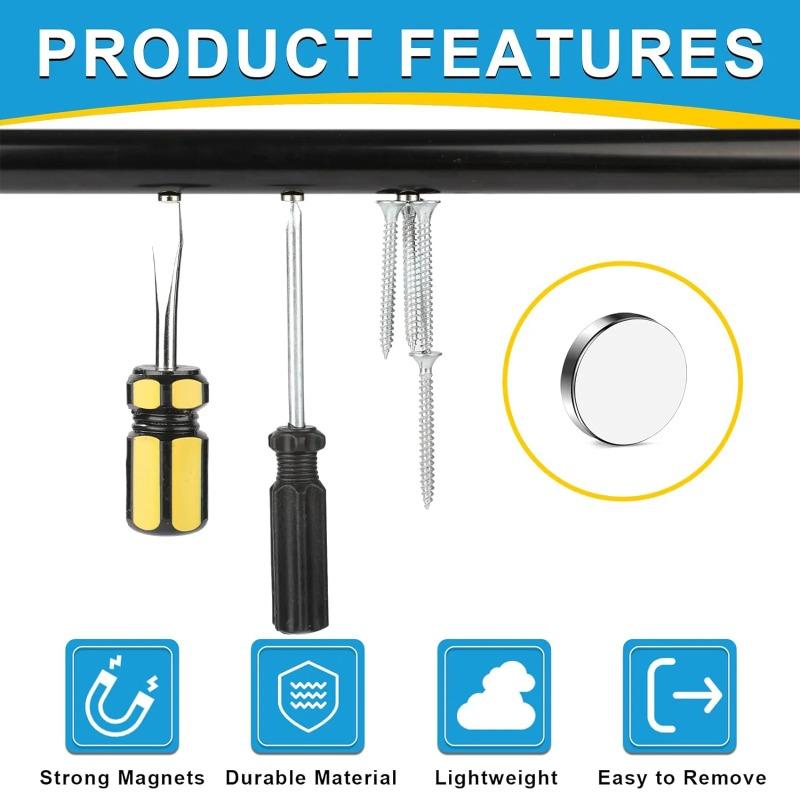 100 kusů silných kulatých magnetů 6x2 mm pro lednici, DIY, stavění, vědecké účely, řemesla, vzdělávání