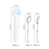 2Pcs/set Cat Claw Portable Stainless Steel Spoon and Fork Student Tourism Tableware Cute Stainless Steel Spoon