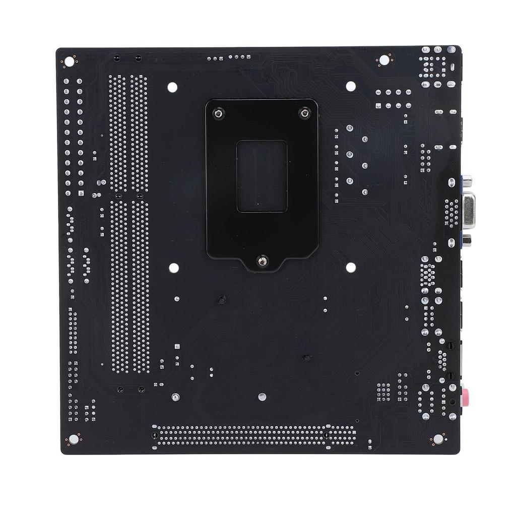 H81M I LGA1150 Computer Motherboard with 16GB DDR3 Memory, NVME M.2 Interface, 3.0, USB 2.0, for Home, Office, and Gaming