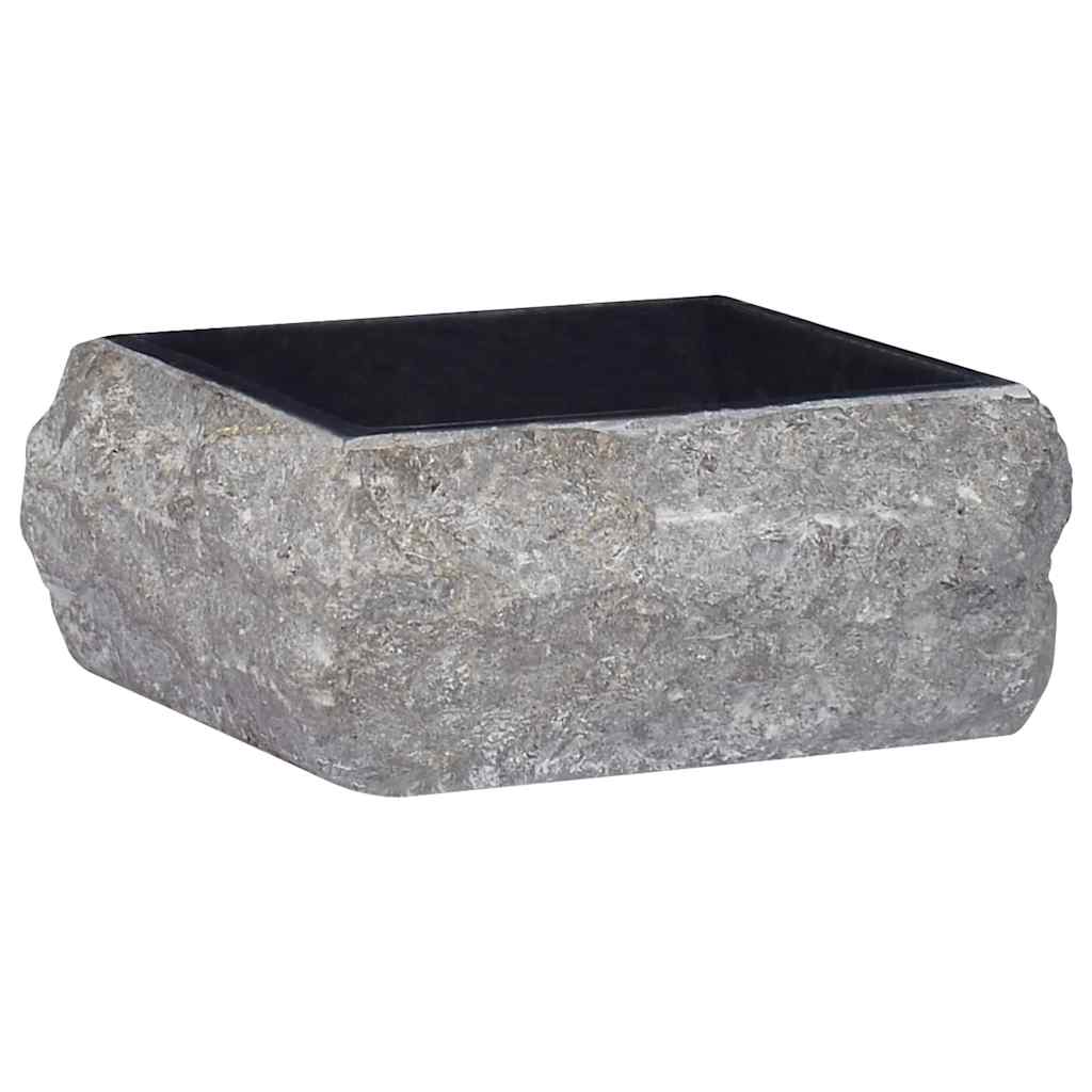 Black Wash Basin 30 X 30 X 13 Cm Marble