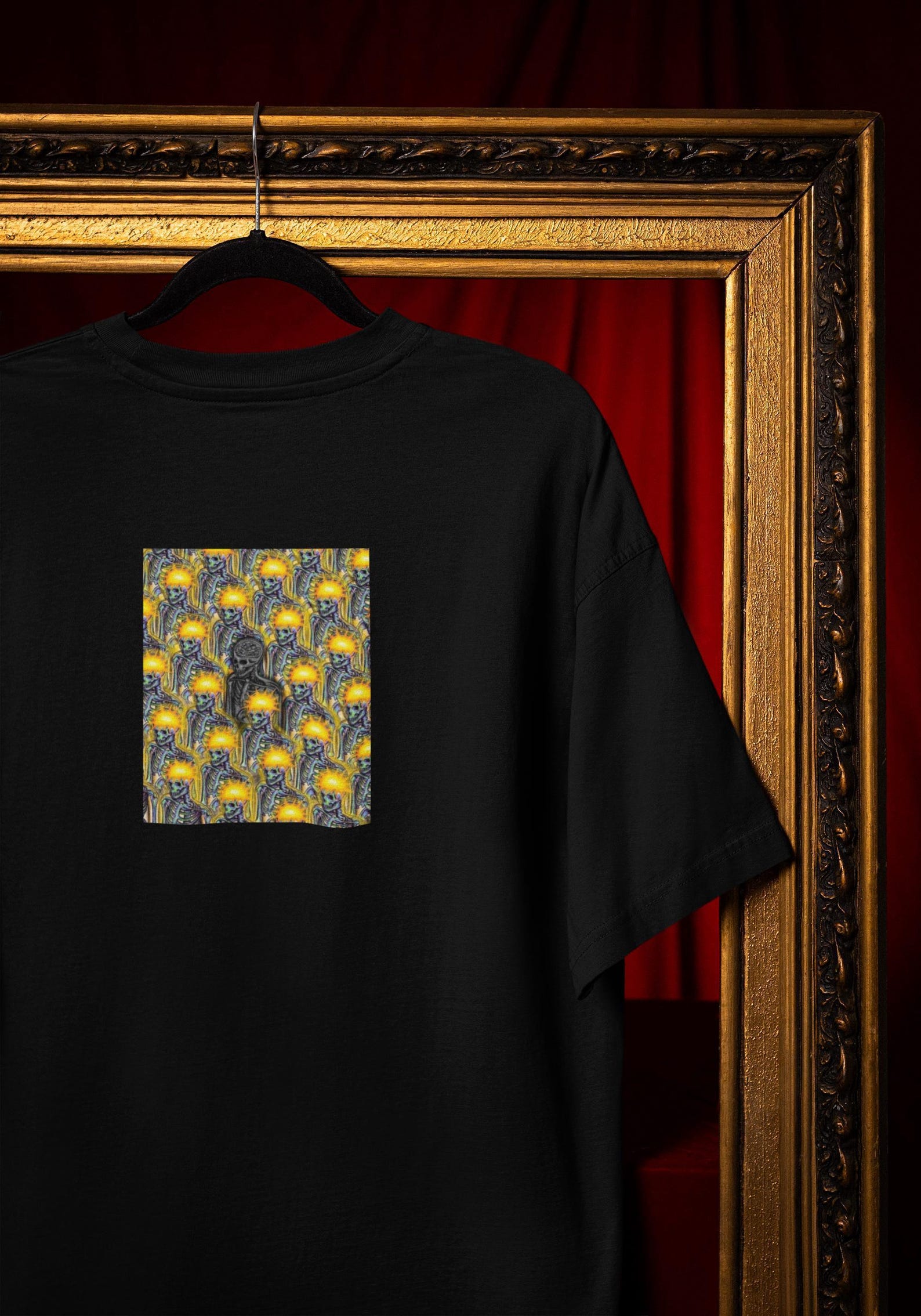 Abstract Art T-Shirt, Double-Sided Graphic, Mind Pattern (Unisex S-4XL) Comfort Colors® S