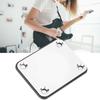 Chrome Plating Silver Iron Electric Guitar Neck Connecting Plate with 4Pcs Screws