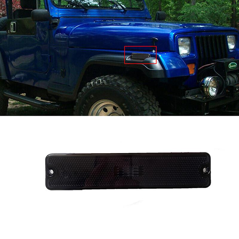 For Jeep Wrangler YJ 1987-1995 Exterior Accessories Car Front Side Fender Marker Light Housing Lamp Shell 56001424