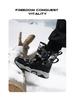 Girls' Winter 2024 Mid-Calf Snow Boots, Thick Cotton, Non-Slip, Wear-Resistant In Black or Blue