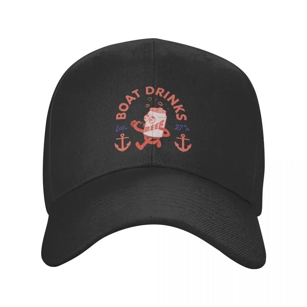Boat DRINKS Baseball Cap beach hat Golf Cap Sun Hat For Children Snap Back Hat Unisexs Hats Womens