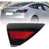 XQSMWF Right Rear Tail Light Panel Mount Reflector Cover Compatible with Tesla Model 3 Model Y 2017-2020# 110078199D 1100781-99-D
