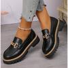 Fashion Loafers Shoes Women New Slip-on Ladies Mary Jane Shoes Women Patent Leather British Style Trend Girl Shoes Students Topsiders