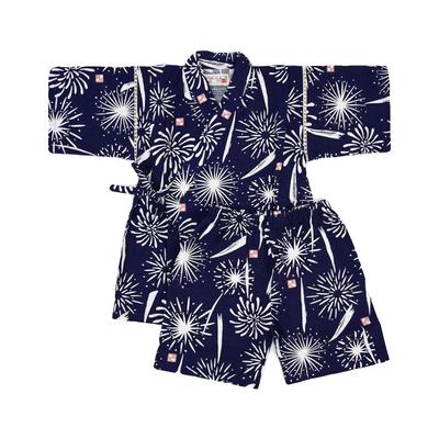 Jinbei Stylish Loungewear for Perfect for Fireworks Festivals and Summer Made with Cotton and Made In A Great Gift for XYZ Fireworks [Kodomo Jikan]