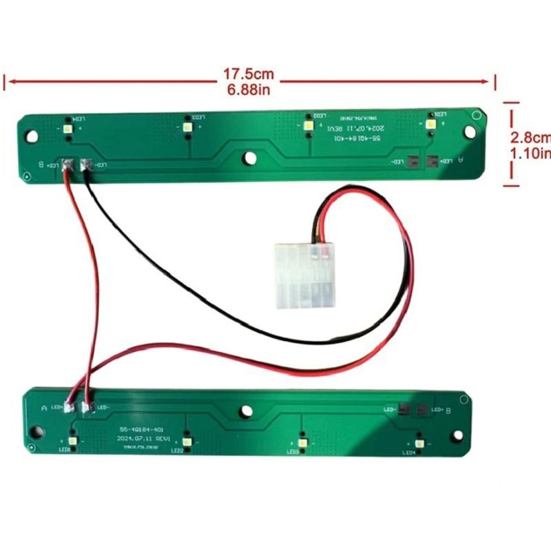 Upgraded W11527432 W11387579 Refrigerator Light Assembly Module Replacement W11333374 W11042554 W11101384