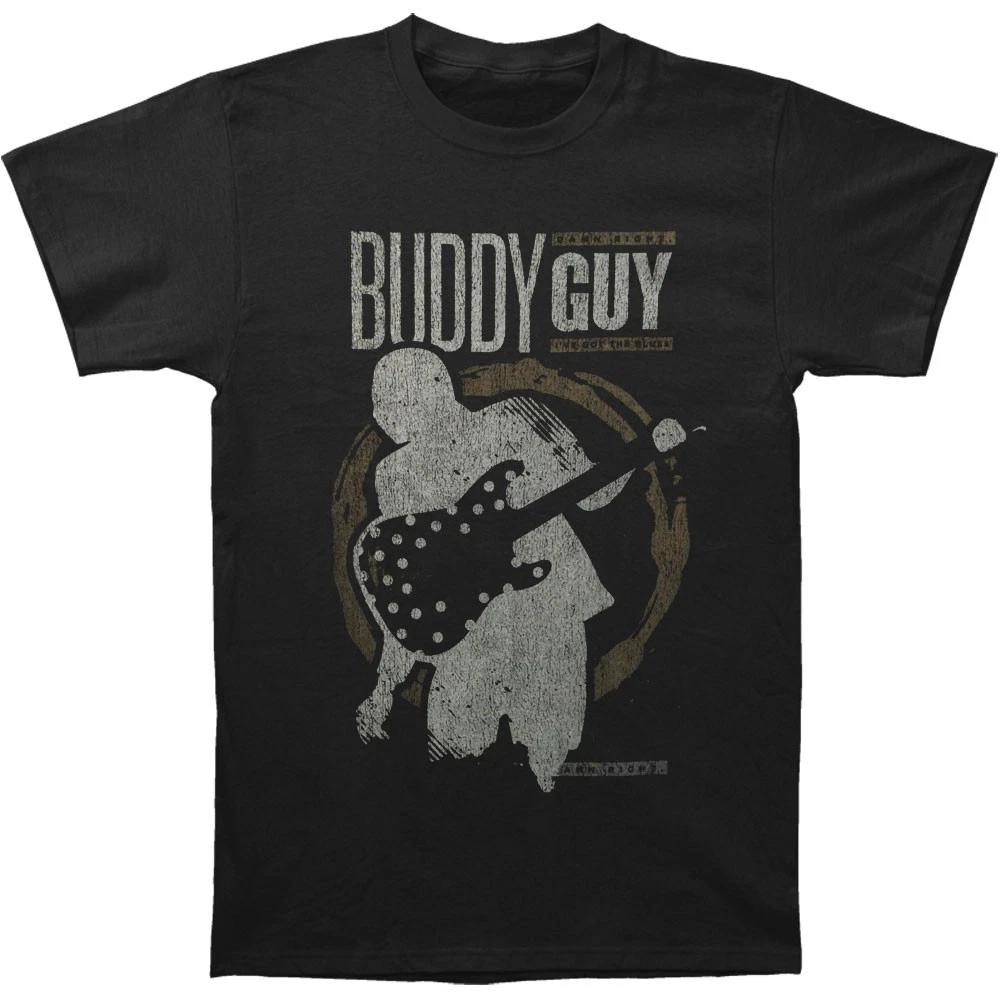Men s Buddy Guy Damn Right Tour Slim Fit T-shirt Medium Black XXXL