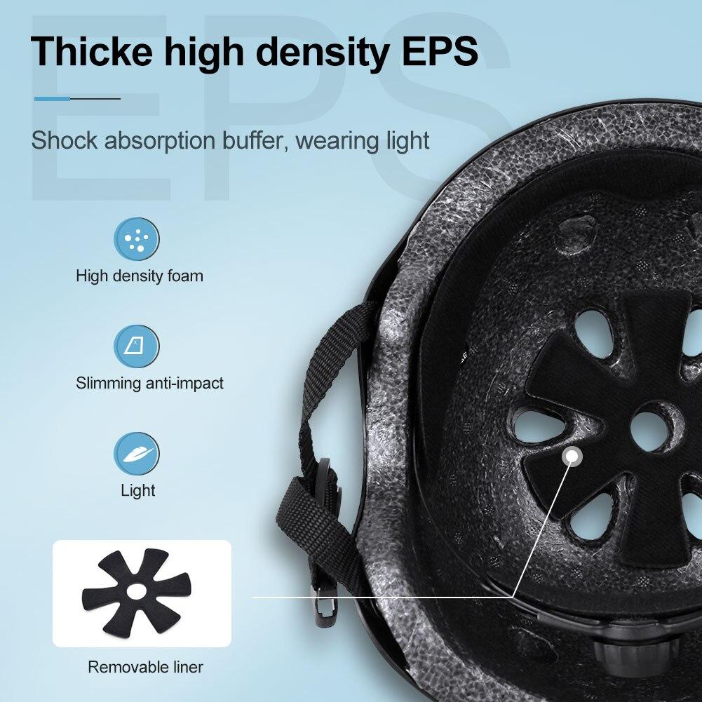 Voksen sykkelhjelm utendørs sport skateboard sikker hjelm landeveissykkel beskytter hjelm sykkeldeler