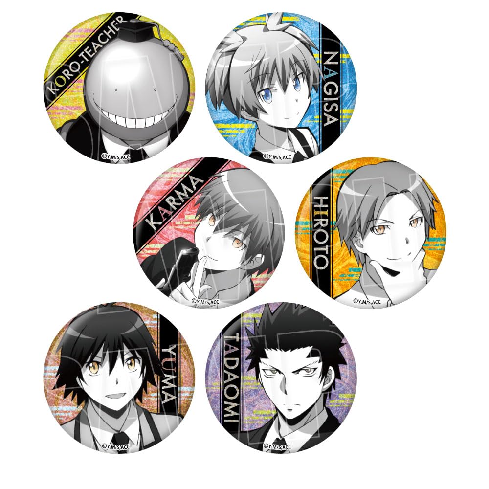 

Assassination Classroom Holo Eye Badge Box of 6