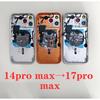 Guscio Posteriore Fai-da-te 14 pro max a 17 pro max Assemblaggio Cover Posteriore Completamente Compatibile Per iPhone 14 Pro Max Come 17 Pro Max Alloggiamento Posteriore