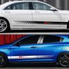 Car Door Side Skirt Stripe Stickers Racing Sport Vinyl Decals Decoration For Citroen C3 C4 C5 C8 C4L Auto Exterior Accessories Aiu256