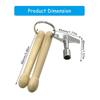 Musical Instrument Keychains Bundle Wooden Drumsticks and Hardware Lock Creative Gifts Ornaments