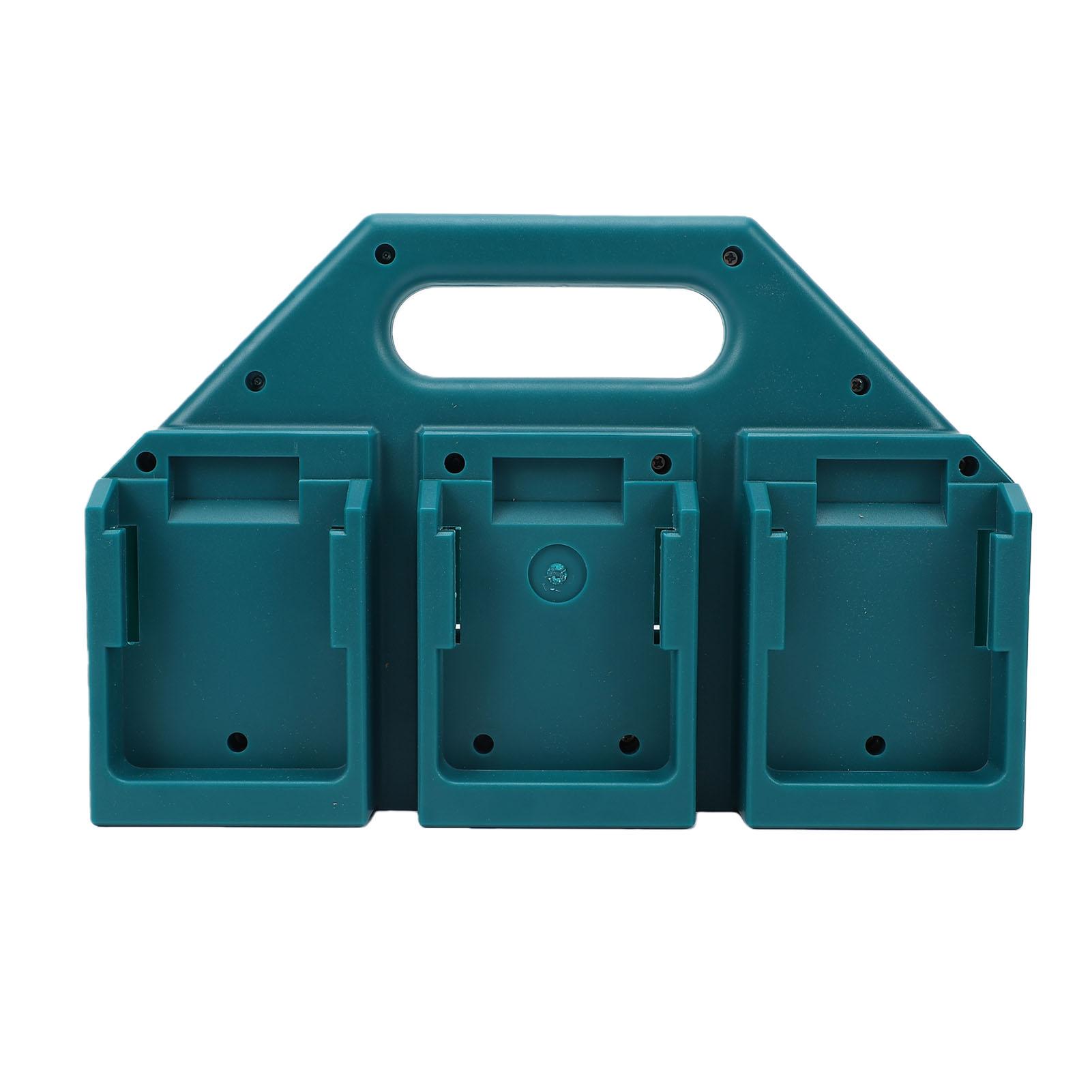 

6 Slot Storage Holder Fit for Makita BL1830 BL1850 BL1840 BL1845 BL1815 BL1820 BL1860B 18V 14.4V Battery Portable Organizer синий