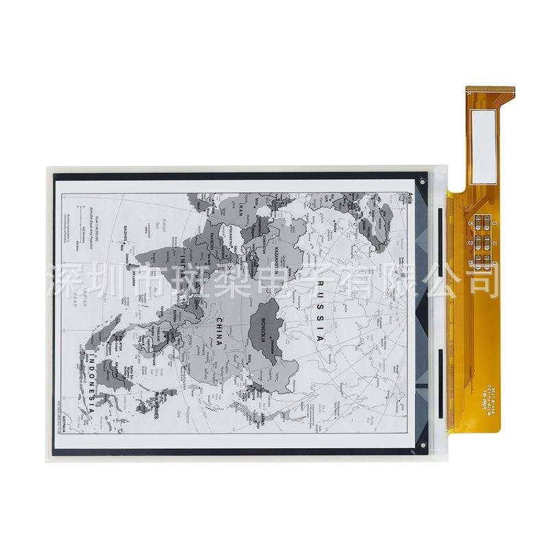 6-Inch HD E-Paper Display, 1448×1072 Resolution, 16-Gray Scale, Black & White