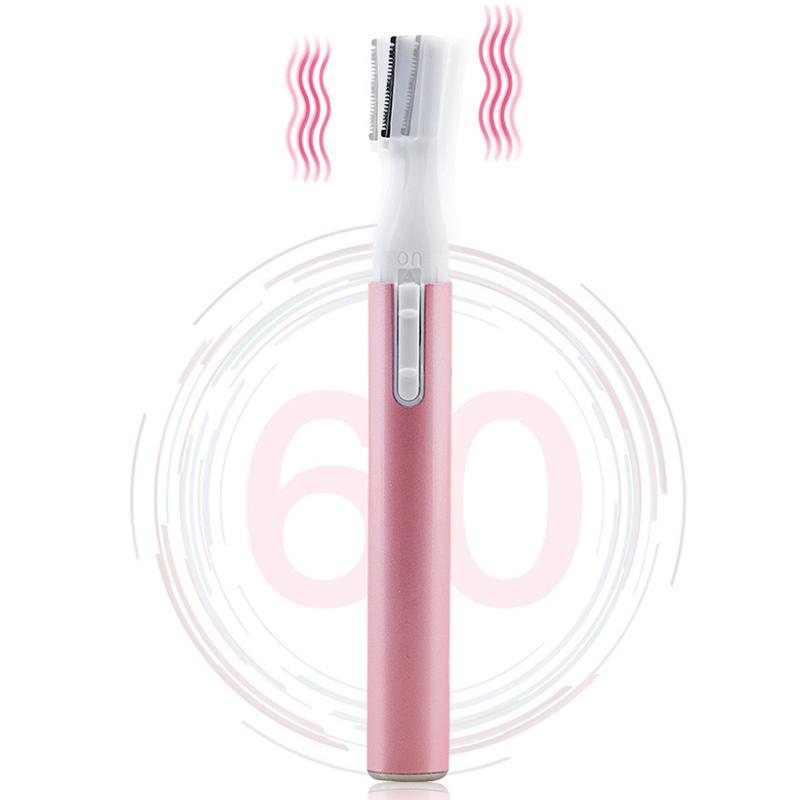 Portable Electric Automatic Eyebrow Trimming Tool Mini Shaver Facial Hair Shaver Nose Hair Brush Scraper For Nose Ears Body