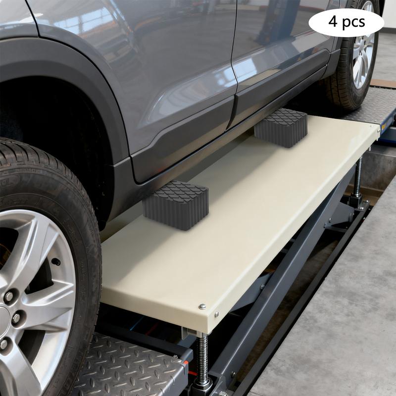 Solid Rubber Auto Lift Pads Lift Block Spacer Pad for Car Lifts Universal Rubber Lift Pad 4pcs