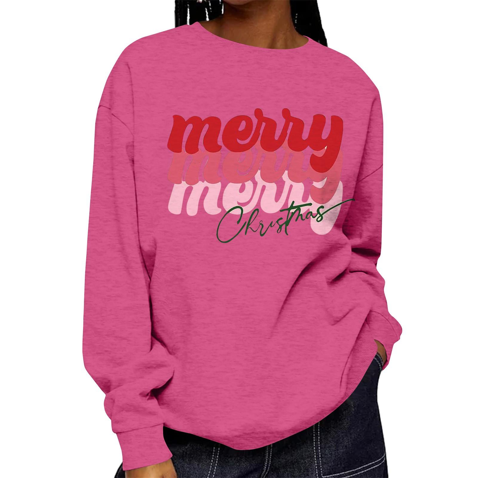 

Женская модная повседневная свободная толстовка с круглым вырезом и длинным рукавом, однотонная L