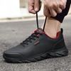 A015 Men's Lightweight Leather Low-Top Running & Casual Shoes for Spring and Autumn