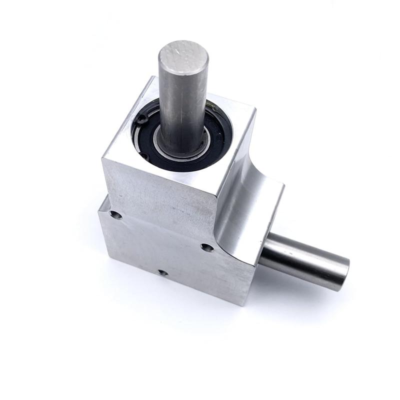 AAAN-Gearbox-90 Degree Steering Gearbox-1.5M 19T Spiral Bevel Reversing Corner Device 1 To 1 15Mm Output Shaft Gear Set Commutat