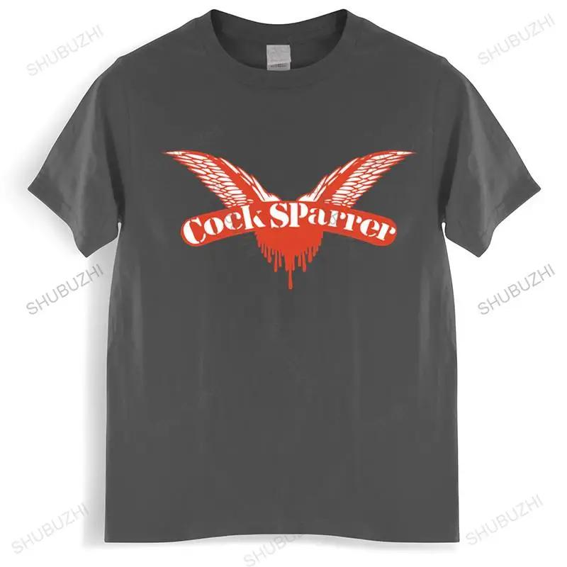 Streetwear Herren O-Ausschnitt T-Shirt Modemarke T-Shirt Herren COCK SPARRER CLASSIC WINGS Rock Punk Europäische Größe Unisex T-Shirt