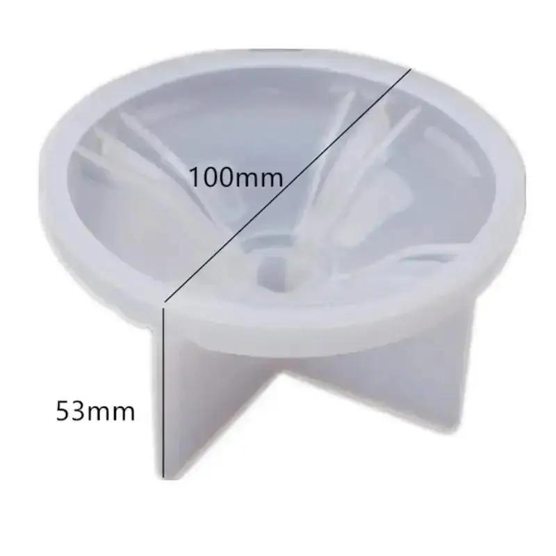 New Useful Diy Crystal Epoxy Resin Storage Box Mold Cute Love Cup Jewelry Box Mirror Silicone Mold Silicon Mold Art Baking Mold