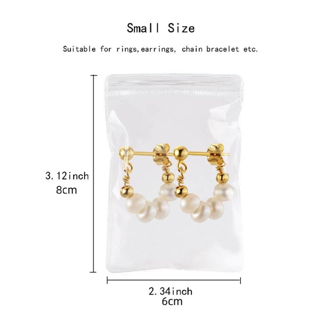 Travel Jewelry Organizer with PVC Bags Transparent Storage Book Pockets for Necklaces Earrings Rings and Bracelets