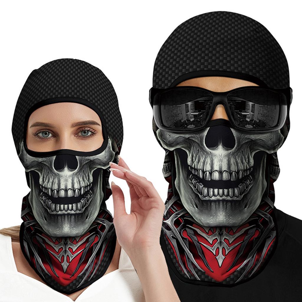 Outdoor Sun Protection Face Mask Neck Gaiter UPF 40 Plus Lightweight Breathable Helmet Liner for Motorcycling Fishing and Sports