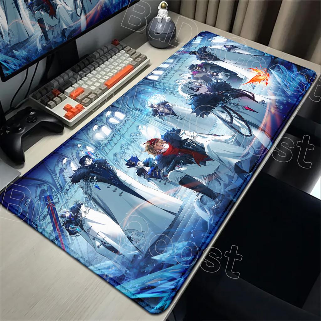 New Cool Wallpaper Genshin Impact Arlecchino Mousepad PC Laptop Gaming Accessories Mousepad Desk Mat Computer Gamer Keyboard Rug