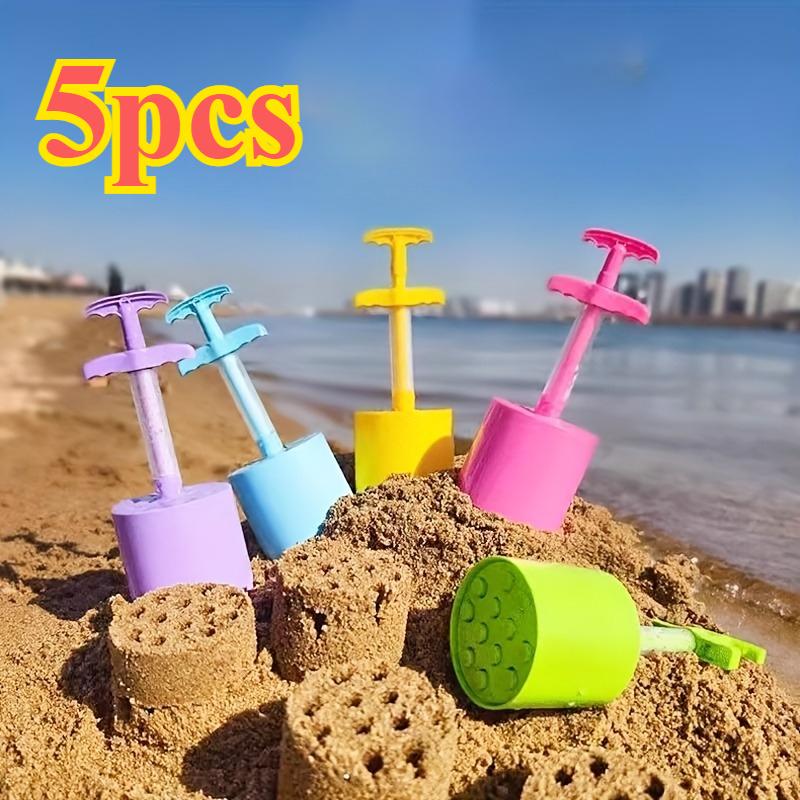 5pcs Coal Block Sand Toy Used for Building Snowballs and Sandcastles, An Amusement Park Accessory, Perfect for Beach Parties.
