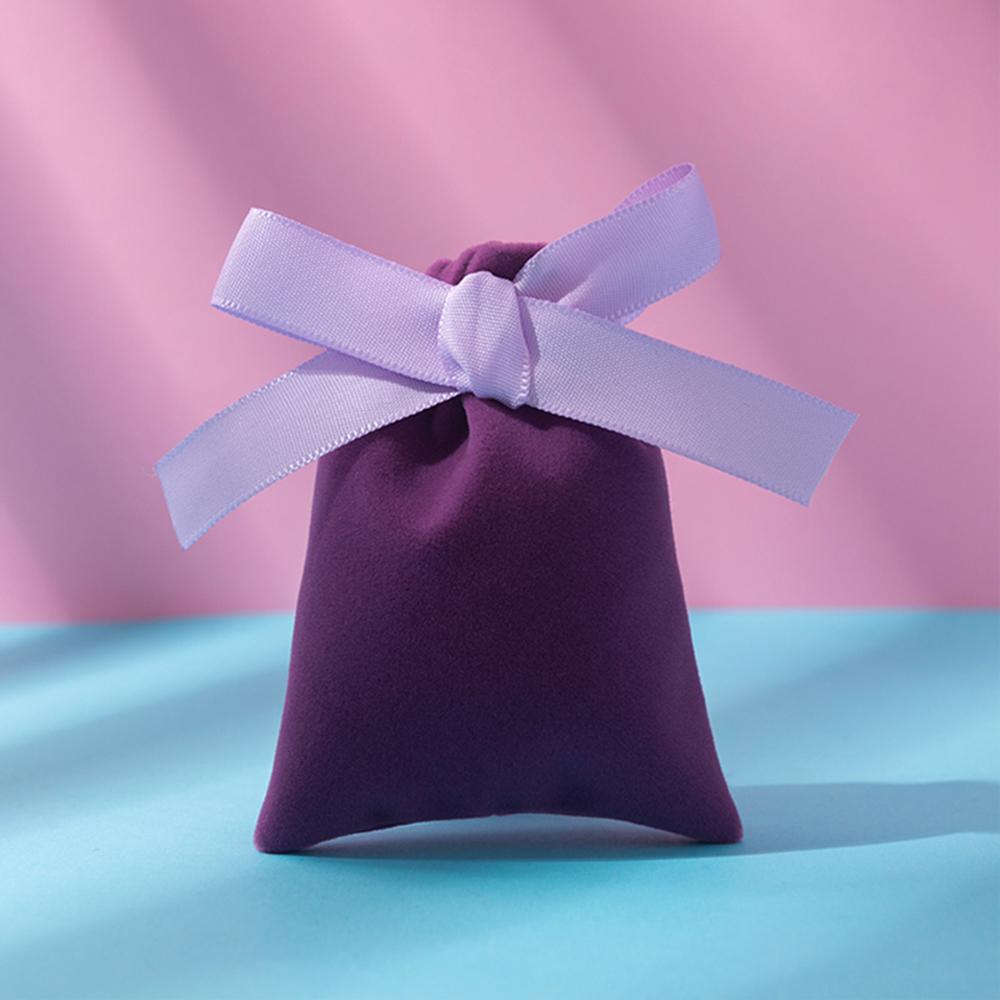 10Pcs 7x9cm 10x12cm 12x15cm 15x20cm Beige Velvet Bag Jewelry Suede Gift Packaging Wedding Favors Candy Earrings Bracelet Pouch