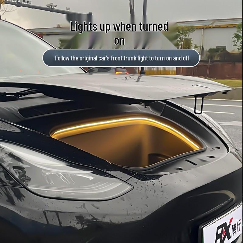 Tesla Model Y/Model 3 Front Trunk Ambient Light Strip (21-23) Interior Accessory.