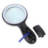 Handheld Reading Magnifying Glass LED Magnifying Glass 10 Times 88mm for Reading Books and Newspapers