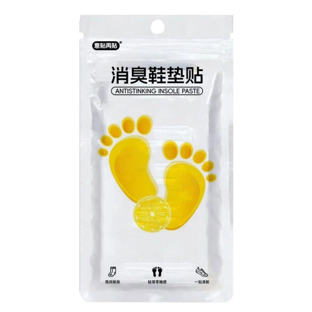 10PCS Fresh Fruity Aroma Shoes Deodorant Sticker Foot Soothing Insole Stickers  for Women Men