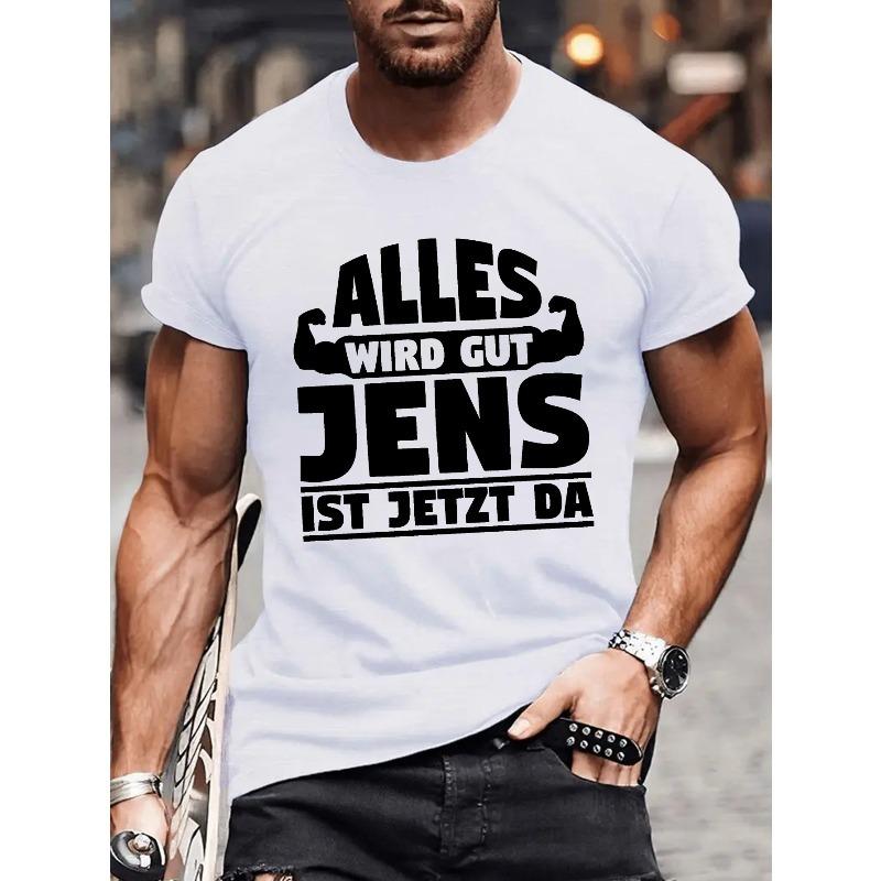 European sizes Men'S Short Sleeve T-Shirt Summer T-Shirt Top