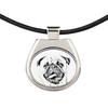 Pug – Dog necklace, personalized pendant with a photo | Art-Dog