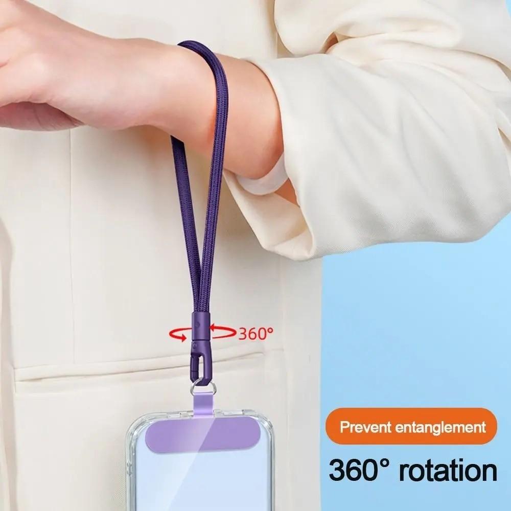 Rotatable Mobile Phone Strap Hanging Rope Mobile Phone Lanyard  Phone Case Accessories