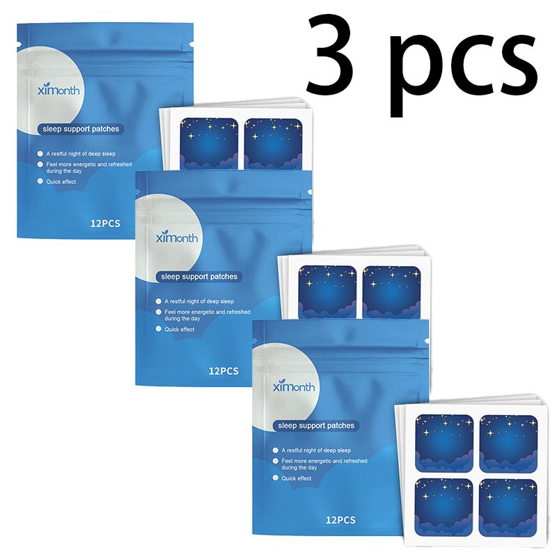 Пластырь для сна Ximonth Расслабляет тело и разум, снимает усталость и истощение организма, уменьшает стресс и дарит душевное спокойствие.
