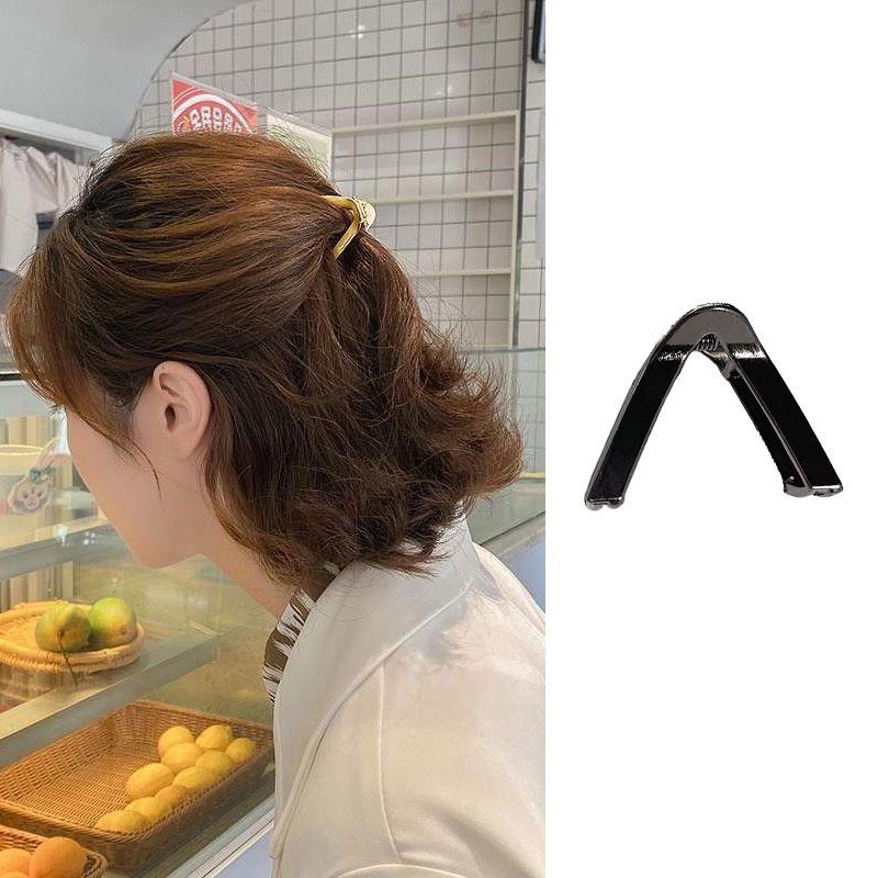 Módní acetátové trojúhelníkové sponky do vlasů pro ženy Dívky Hair Claw Chic Barrettes Claw Claw Vlásenky Styling Tool Vlasové doplňky