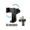 360 Degree Mobile Phone Universal Clip Compatible For iphone Tripod Mount With 1/4 Screw Cellphone Holder Desk Tripod Adapter