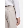 Boss Slim Fit Washable Stretch Cotton Pants Open Grey 50561572075 