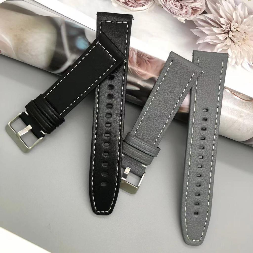 20/22mm Stylish For Casual Watch Strap For Men And Women Adjustable Strap For Xiaomi Watch Color Air S4 Pu Leather Watch Band