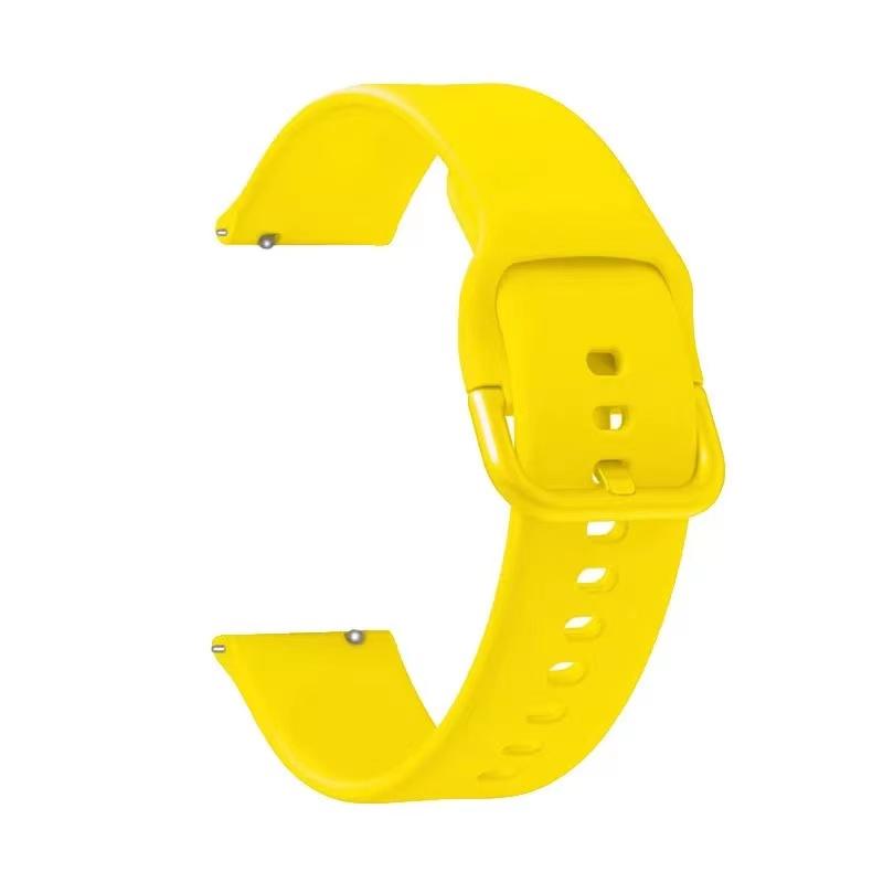For Samsung Galaxy Active 2 40mm 44mm Smartklokkereim Silikon 20mm Sportsarmbånd For Galaxy Watch 42mm/3 41mm/Gear S2 Reim