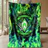Coperta in Flanella con Stampa Calcio Werder Bremen, Coperta Morbida Calda Leggera per Divano Letto Campeggio