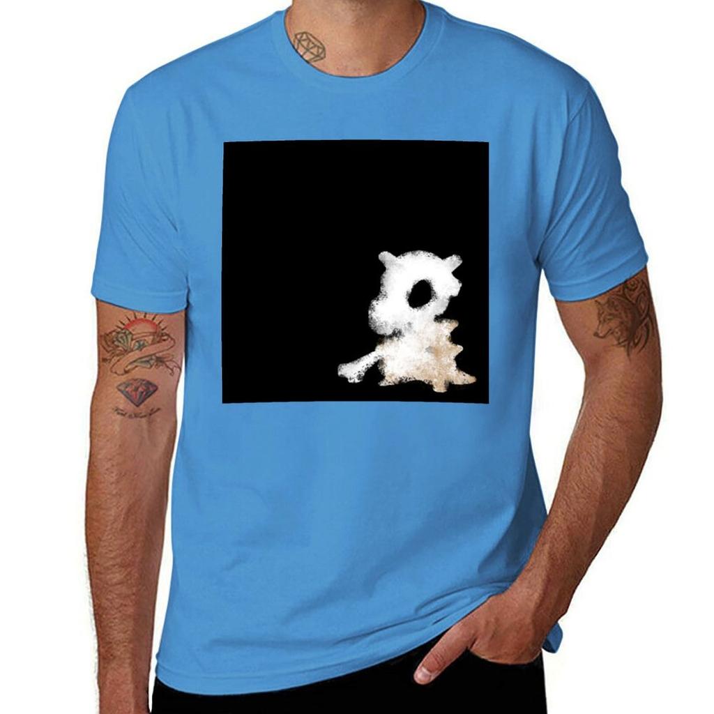 Lonely Cubone Tshirt Short Sleeve Tee Graphics Blacks Mens T Shirts Pack