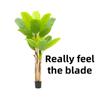 6.2FT/6.9FT Tall Artificial Banana Tree Fake Banana Tree With 10 Large Leaves And Natural Bark Greenery Potted Plant For Home
