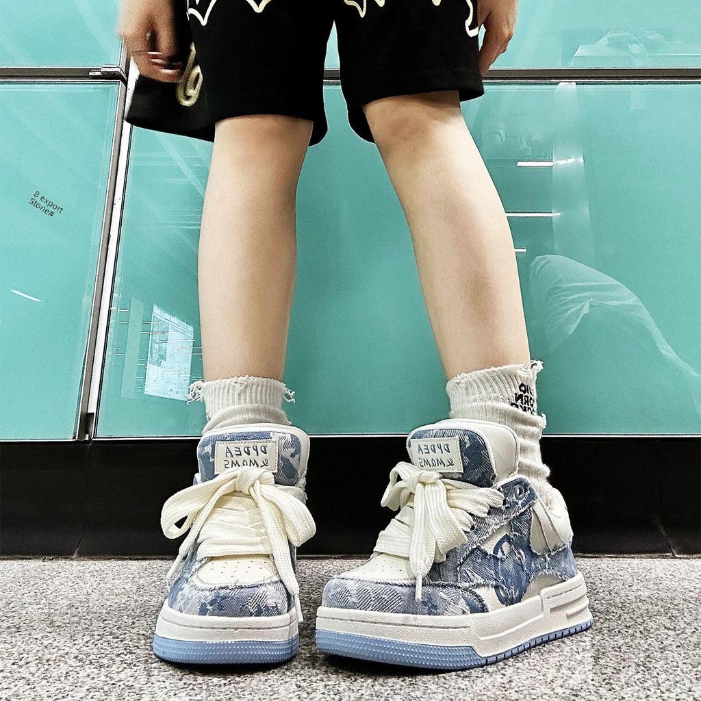 Guangzhou Designer Herre- og Dame Trendy Canvas Sko - Nasjonal Bølge Stil, Unisex Brødsko